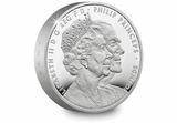 UK 2017 Platinum Wedding Silver Piedfort £5