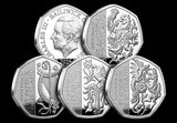 2026 Patron Saints Silver Proof 50p Set