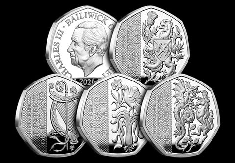 2026 Patron Saints Silver Proof 50p Set