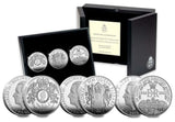 Queen Elizabeth II Memoriam Silver Proof £5 Set