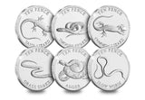 The Reptiles Uncirculated 10p Set