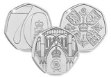 KCIII and QEII Milestones BU 50p Bundle