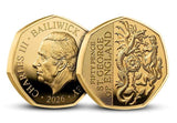 St George 24 Carat Gold-Plated 50p