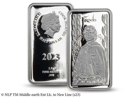 The Official Lord of the Rings Frodo Silver Coin Bar