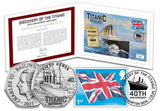 Discovery of the Titanic BU 50p Coin Cover