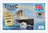 Discovery of the Titanic BU 50p Coin Cover