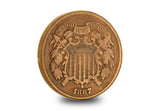 The First 'In God We Trust' 2 Cent coin