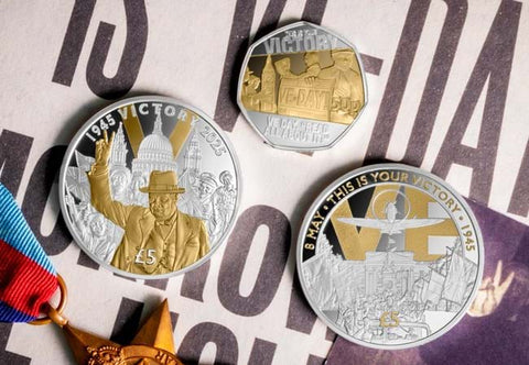 The VE Day 80th Anniversary Silver Proof Set