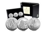 Winston Churchill 150th Silver £5 Set
