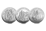 Winston Churchill 150th Silver £5 Set