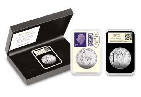Winston Churchill 150th Birthday £5 DateStamp