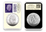 Winston Churchill 150th Birthday Silver £5 DateStamp Issue