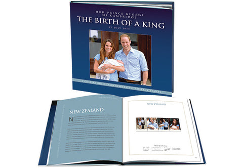 'The Birth of a King' Prince George Ltd Edition Philatelic Book - The Westminster Collection International