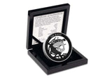 'Spooky Stories' Raven Black Rhodium 2oz Silver Coin
