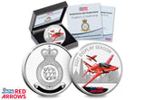 The 2021 Red Arrows Display Season Silver 1oz Commemorative