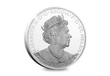 East India Company 2021 Napoleon Lucky Angel 1oz Silver Proof Gold-plated Coin