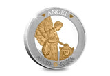East India Company 2021 Napoleon Lucky Angel 1oz Silver Proof Gold-plated Coin