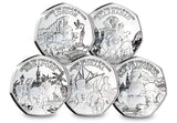Around the World in 80 Days BU 50p Coin Set