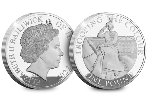 Jersey 2022 Trooping the Colour Silver £1