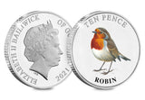 The Garden Birds Colour Brilliant Uncirculated 10p Set