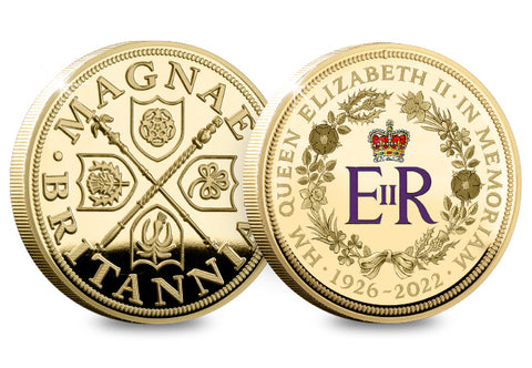 The Queen Elizabeth II Memorial Gold-Plated Commemorative