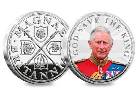 The King Charles III Accession Silver Commemorative