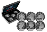 2022 Dracula 'Dark Proof' Silver 50p Set