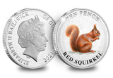 The Woodland Mammals Colour Brilliant Uncirculated 10p Set