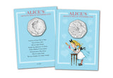 Alice's Adventures in Wonderland BU 50p Coin
