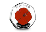 RBL Centenary Heritage Poppy Silver 50p