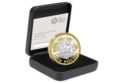 UK 2017 New 12-Sided Silver Proof £1 - The Westminster Collection International
