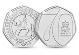 UK 2022 Platinum Jubilee 50p BU Pack