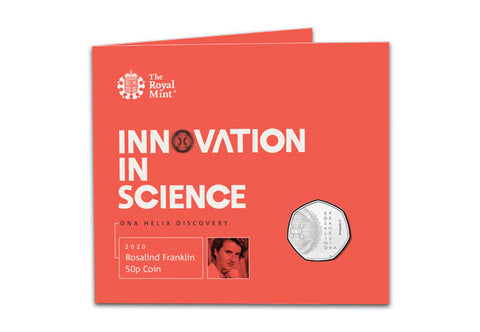 UK 2020 Rosalind Franklin 50p BU Pack