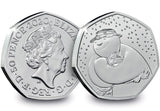 UK 2020 Snowman 50p BU Christmas Card
