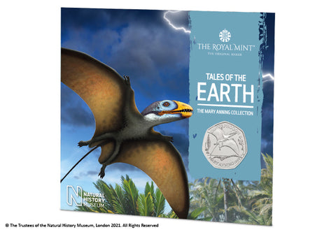 UK 2021 Dimorphodon 50p BU Pack