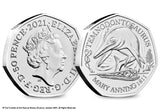 UK 2021 Temnodontosaurus 50p BU Pack