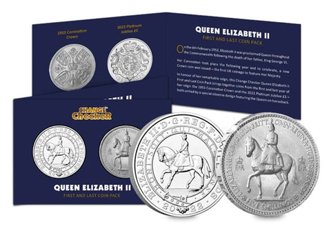 Queen Elizabeth II First & Last Year Coin Pack